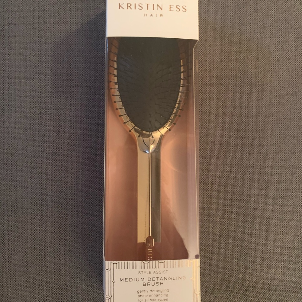 🟢 Kristin Ess Rose Gold Detangling Brush